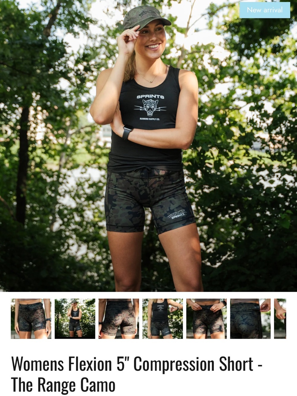NEW Sprints camo bike shorts 5”